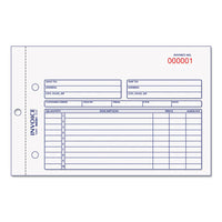 Invoice Book, 5 1-2 X 7 7-8, Carbonless Duplicate, 50 Sets-book