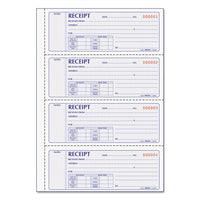 Money Receipt Book, 7 X 2 3-4, Carbonless Duplicate, 200 Sets-book