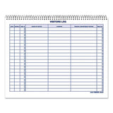 Visitors Log Book, Multicolor Cover, 11 X 8.5, 50 Pages