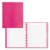 Notepro Notebook, 1 Subject, Medium-college Rule, Black Cover, 11 X 8.5, 100 Sheets
