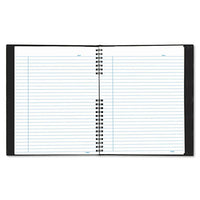 Ecologix Notepro Executive Notebook, Medium-college Rule, Black, 11 X 8.5, 100 Sheets