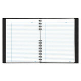 Ecologix Notepro Executive Notebook, Medium-college Rule, Black, 11 X 8.5, 100 Sheets