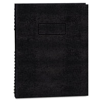 Ecologix Notepro Executive Notebook, Medium-college Rule, Black, 11 X 8.5, 100 Sheets