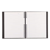 Notepro Notebook, 1 Subject, Medium-college Rule, Black Cover, 11 X 8.5, 150 Sheets