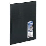 Executive Notebook, Medium-college Rule, Black Cover, 10 3-4 X 8 1-2, 75 Sheets