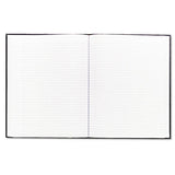 Executive Notebook, Medium-college Rule, Black Cover, 10 3-4 X 8 1-2, 75 Sheets