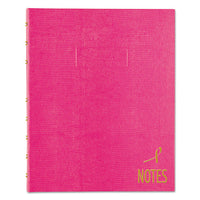 Notepro Notebook, 1 Subject, Medium-college Rule, Pick Daisy Cover, 9.25 X 7.25, 75 Sheets