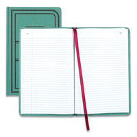 Tuff Series Record Book, Green, 7.63 X 12.13, 150 White Pages
