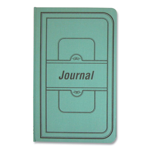 Tuff Series Accounting Journal, Green Cover, 7.25 X 12.13, 500 White Pages