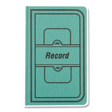 Tuff Series Record Book, Green Cover, 7.63 X 12.13, 500 White Pages