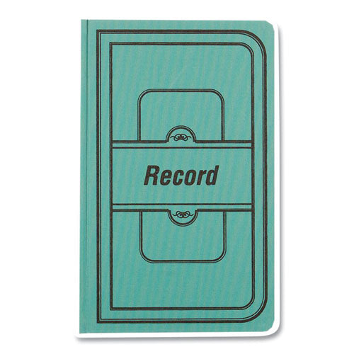 Tuff Series Record Book, Green Cover, 7.63 X 12.13, 500 White Pages