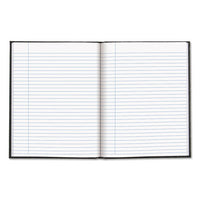 Executive Notebook, Medium-college Rule, Black Cover, 9.25 X 7.25, 150 Sheets