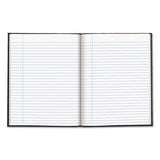 Executive Notebook, Medium-college Rule, Black Cover, 9.25 X 7.25, 150 Sheets