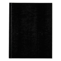 Executive Notebook, Medium-college Rule, Black Cover, 9.25 X 7.25, 150 Sheets