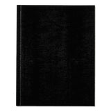 Executive Notebook, Medium-college Rule, Black Cover, 9.25 X 7.25, 150 Sheets
