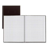 Professional Quad Notebook, Quadrille Rule, Black Cover, 9.25 X 7.25, 96 Sheets