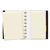 Notebook, 1 Subject, Medium-college Rule, Black Cover, 8.25 X 5.81, 112 Sheets