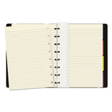 Notebook, 1 Subject, Medium-college Rule, Black Cover, 8.25 X 5.81, 112 Sheets