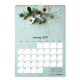 One Month Per Page Twin Wirebound Wall Calendar, 8 X 11, 2021