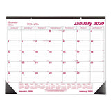 Monthly Desk Pad Calendar, Chipboard, 22 X 17, 2021