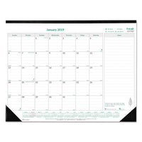 Ecologix Monthly Desk Pad Calendar, 22 X 17, 2021