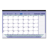 Monthly Desk Pad Calendar, 17.75 X 10.88, 2021