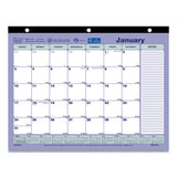 Monthly Desk Pad Calendar, 11 X 8.5, 2021