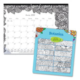 Doodleplan Desk Calendar With Coloring Pages, 17.75 X 10.88, 2021