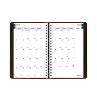 Academic Daily-monthly Planner, 8 X 5, Black Cover, 12-month (aug To July): 2022 To 2023