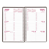 Duraflex Weekly Planner, 8 X 5, Black, 2021