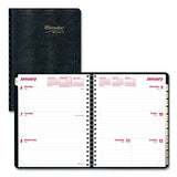 Essential Collection Weekly Appointment Book, 11 X 8.5, Black, 2021