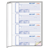 Hardcover Numbered Money Receipt Book, 6 7-8 X 2 3-4, Three-part, 200 Forms