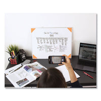 Beacons Smart Stickers For Whiteboards, 2.5" Triangles, Orange, 4-pack