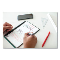 Core Smart Reusable Notebook, Dotted Rule, Black Cover, 8.8 X 6, 18 Sheets
