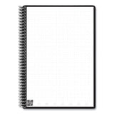 Core Smart Reusable Notebook, Dotted Rule, Black Cover, 8.8 X 6, 18 Sheets