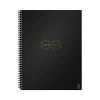 Core Smart Notebook, Medium-college Rule, Black Cover, 11 X 8.5, 16 Sheets