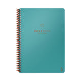 Fusion Smart Notebook, Seven Assorted Page Formats, Teal Cover, 8.8 X 6, 21 Sheets