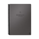 Fusion Smart Notebook, Seven Assorted Page Formats, Gray Cover, 8.8 X 6, 21 Sheets