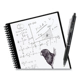 Rocketbook Everlast Smart Reusable Notebook, Dotted Rule, Midnight Blue Cover, 8.5 X 11, 16 Sheets