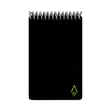 Mini Notepad, Dotted Rule, 24 White 3.5 X 5.5 Sheets, Black Cover