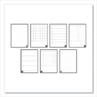 Fusion Smart Notebook, Teal Cover, 7 Page Styles, 11 X 8.5, 21 Sheets