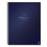 Fusion Smart Notebook, Blue Cover, 7 Page Styles, 11 X 8.5, 21 Sheets