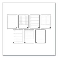 Fusion Smart Notebook, Blue Cover, 7 Page Styles, 11 X 8.5, 21 Sheets