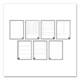 Fusion Smart Notebook, Blue Cover, 7 Page Styles, 11 X 8.5, 21 Sheets