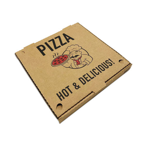 Pizza Boxes, 12 X 12 X 1.75, Kraft, 50-pack