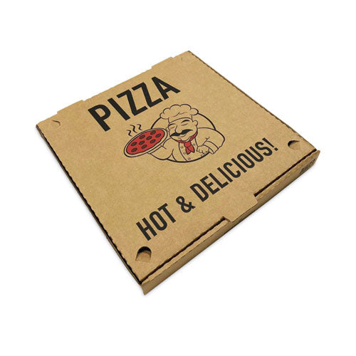 Pizza Boxes, 14 X 14 X 1.75, Kraft, 50-pack