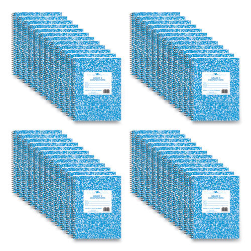 Composition Book, 1-subject, Grade 2 Manuscript Format, Blue Cover, (36) 9.75 X 7.5 Sheet, 48/ct, Ships In 4-6 Business Days