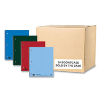 Subject Wirebound Notebook, 2-subject, Medium/college Rule, Asst Cover, (100) 11 X 9 Sheets, 24/carton, Ships In 4-6 Bus Days