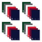 Lefty Notebook, 1 Subject, College Rule, Randomly Asst Cover Color, (200) 11 X 8.5 Sheets, 24/ct, Ships In 4-6 Business Days