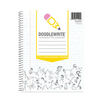 Doodlewrite Notebooks, 1-subject, Medium/college Rule, White Cover, (60) Sheets, 24/carton, Ships In 4-6 Business Days